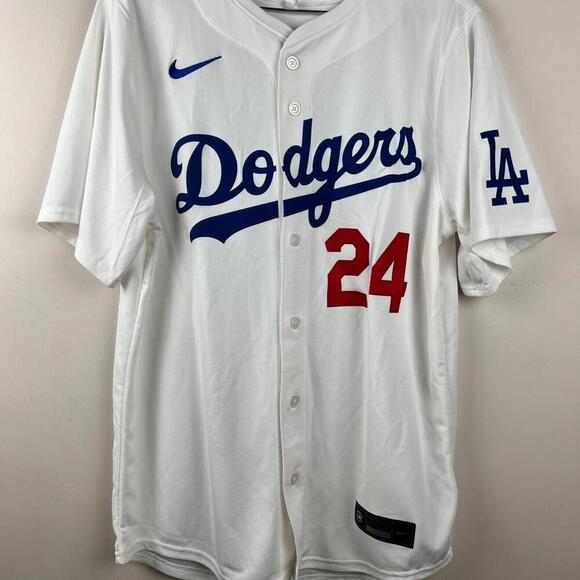 Nike LA Dodgers Jersey #24 HOUSER Men’s L White MLB Baseball 2025 Home Dri-FIT - Picture 1 of 8